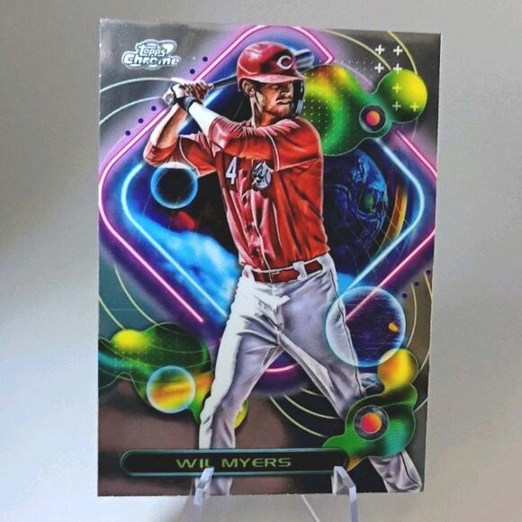2023 Topps Cosmic Chrome - Wil Myers #126 - Picture 3 of 5